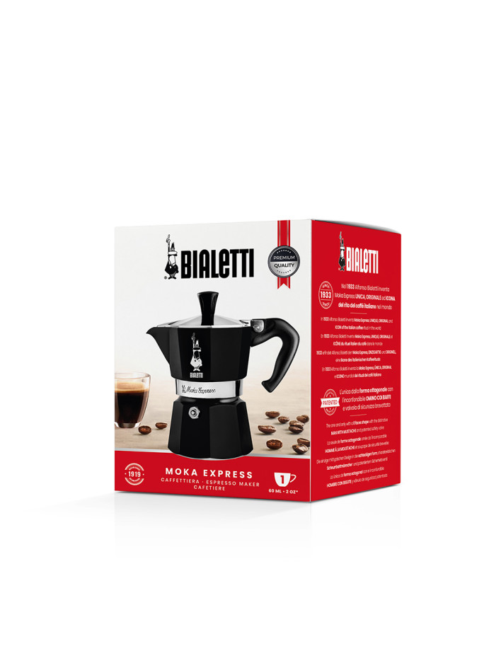 Bialetti Moka Express Negru 1 ceașcă