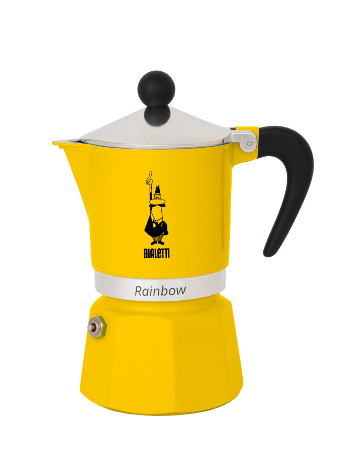 Bialetti Moka Rainbow Yellow 3 cești