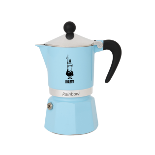 Bialetti Moka Rainbow Lightblue 3 cești