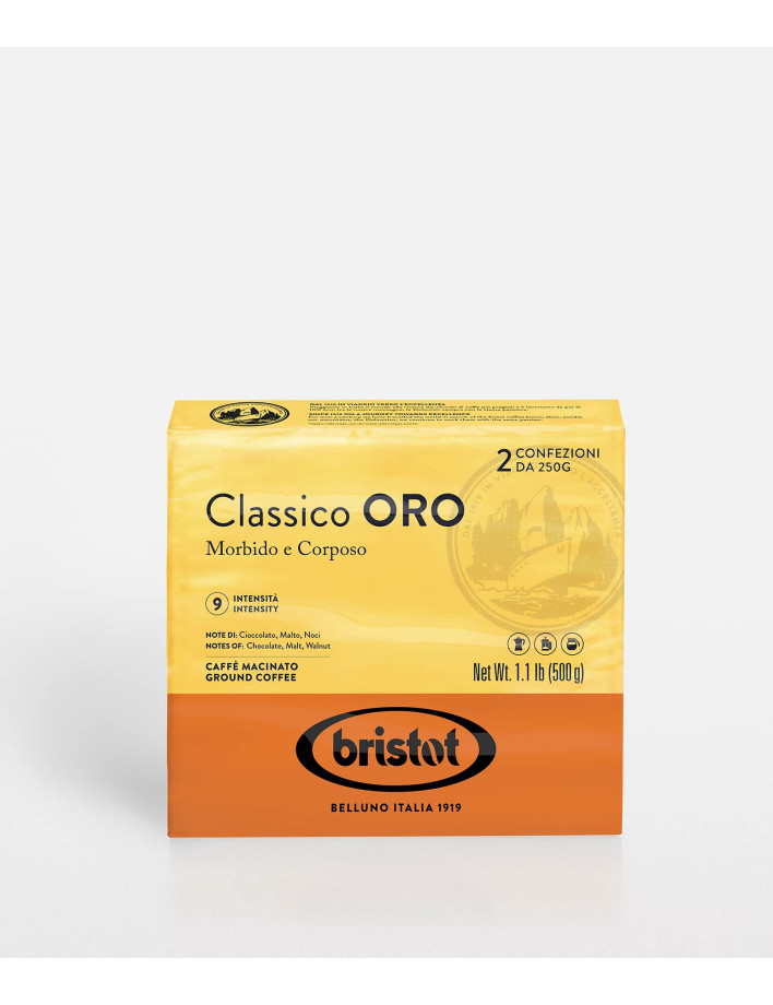 Bristot Classico Oro Ground Coffee-2 pcs.(500 gr.)