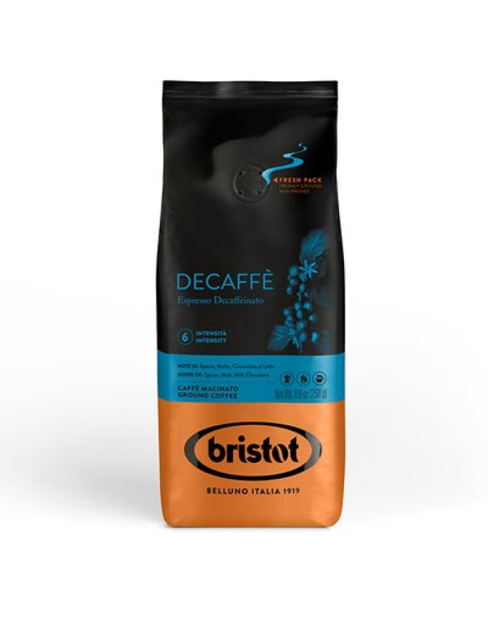 Bristot Decaffeinated Coffee - Diamante Line (250 gr.)