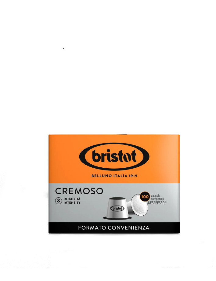 Bristot Cremoso Capsule Compatibile Nespresso 100 pc.
