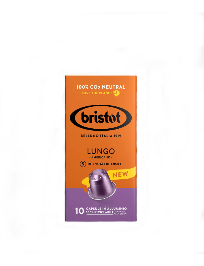 Bristot Lungo Nespresso Capsules Compostable (10 pcs.)