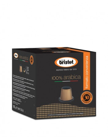 Bristot 100 % Arabica Compatibile Nespresso 30 pc.