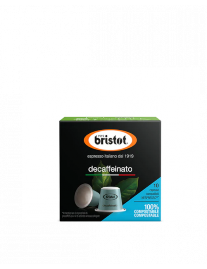 Bristot Capsules Decaffinated Compatible with Nespresso (10 pcs.)