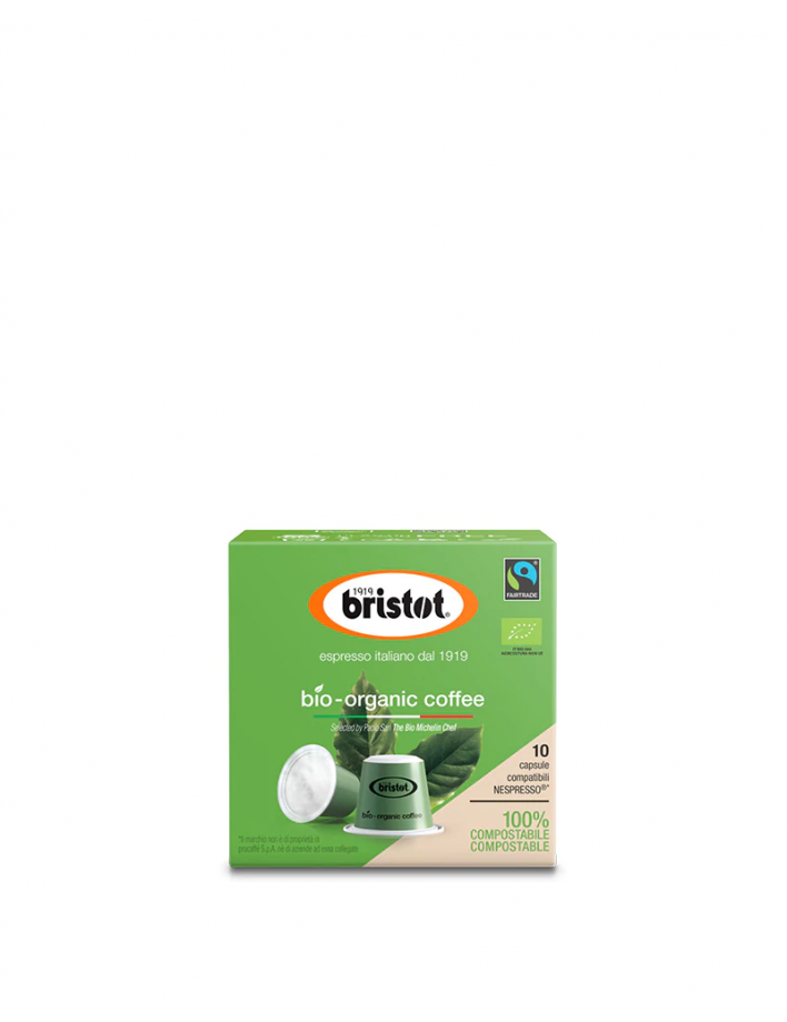 Bristot Bio-Origanic Capsules Compatible with Nespresso(10 pcs.)