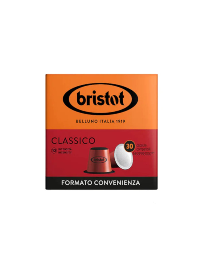 Bristot Classico Capsules Compatible with Nespresso (30 pcs.)