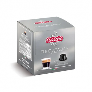 Carraro Pure Arabica Capsules Compatible with Nescafe Dolce Gusto(16 pcs.)