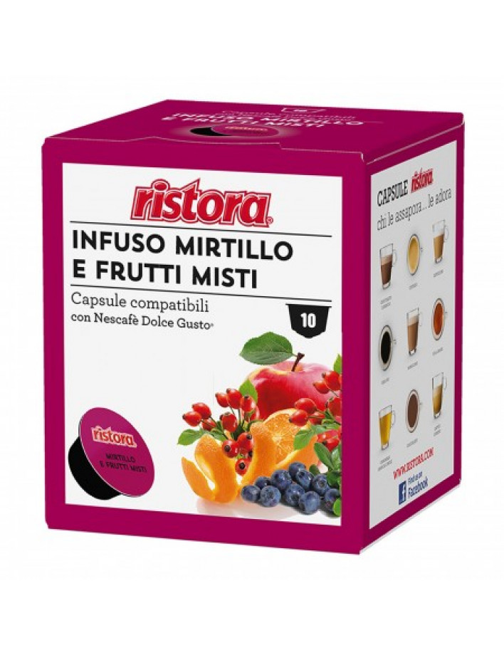 Ristora Fruit Mix Capsules Compatible with Nescafe Dolce Gusto(10 pcs.)